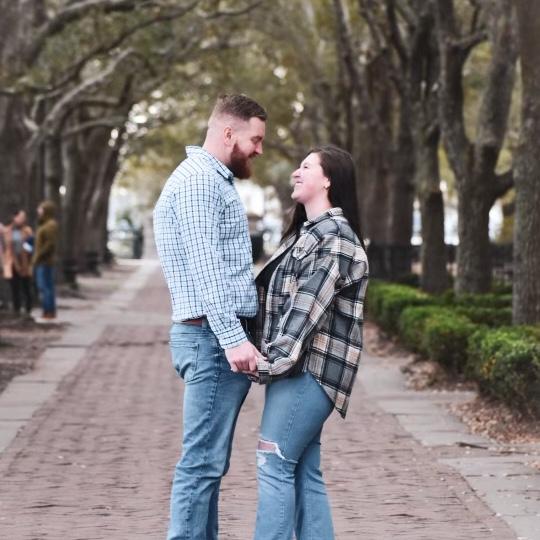 Our first trip together! In Charleston (where he later proposed). He said "I love you" on the drive home!