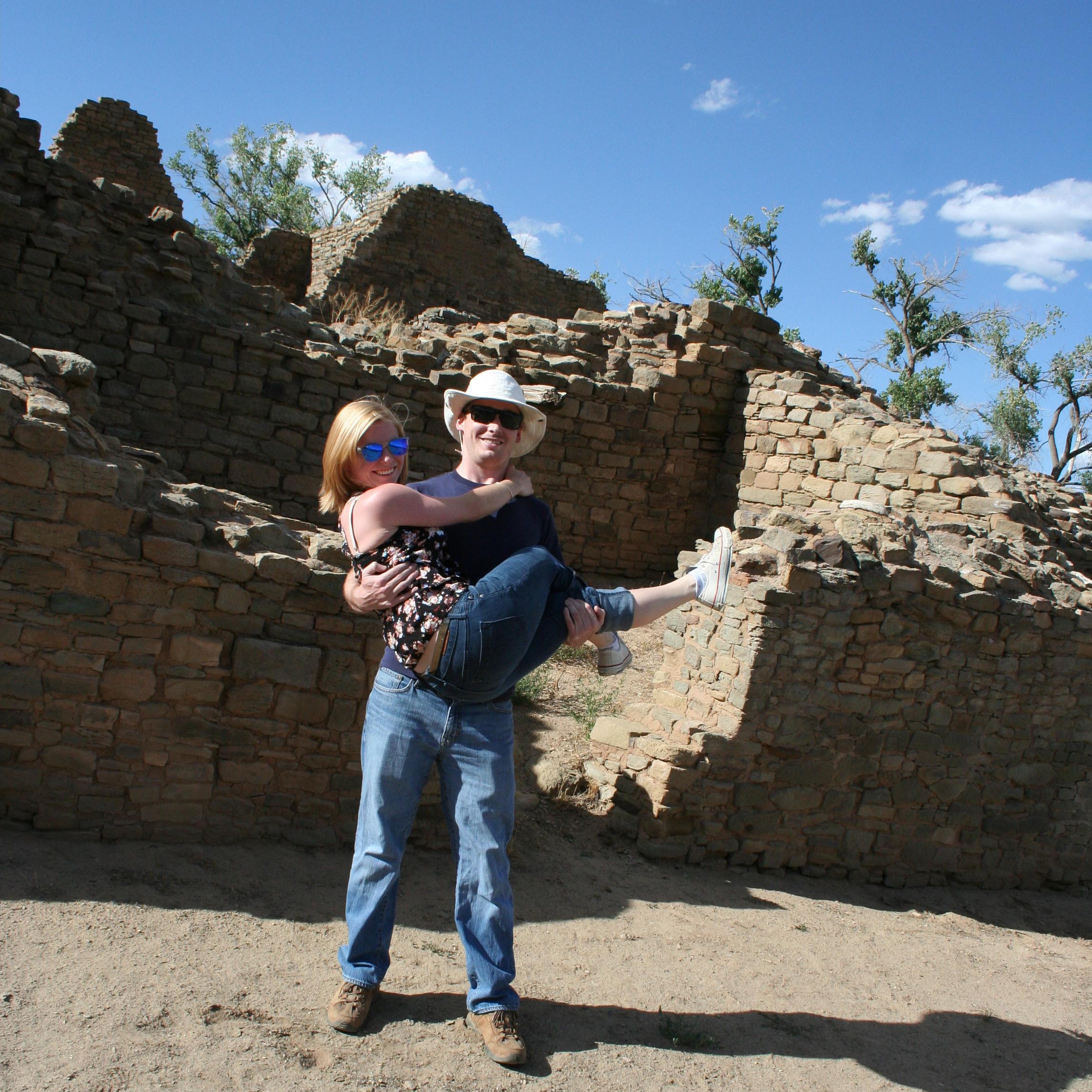 At the Aztec Ruins National Monument in Aztec, New Mexico, not far from Hesperus.