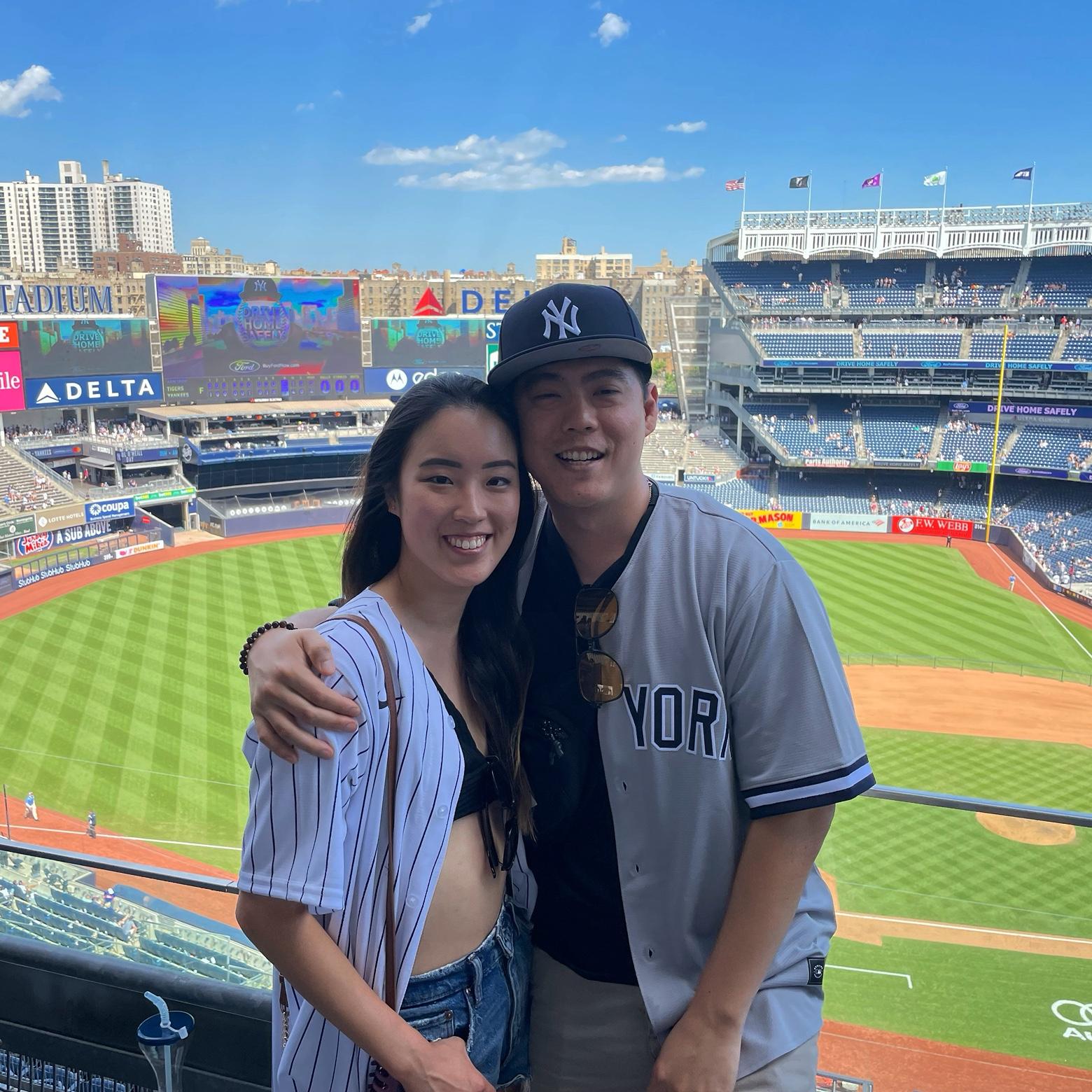 First baseball game together!