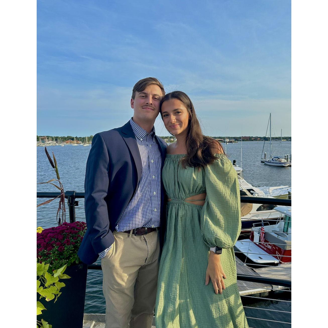 Celebrating Heidi's brother and now sister-in-law with a beautiful wedding in Portland, Maine