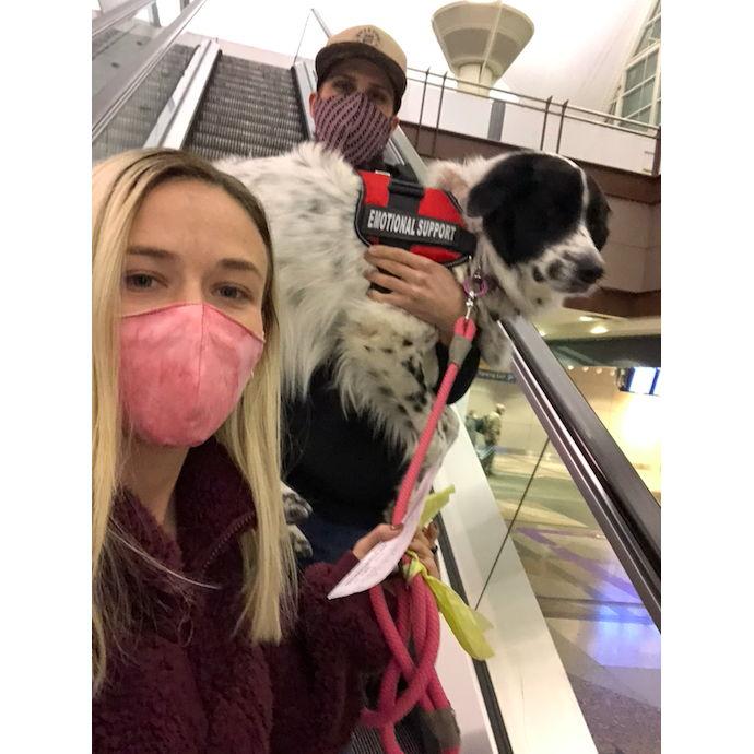 Traveling back to California after spending Christmas in Colorado. December 28th, 2020