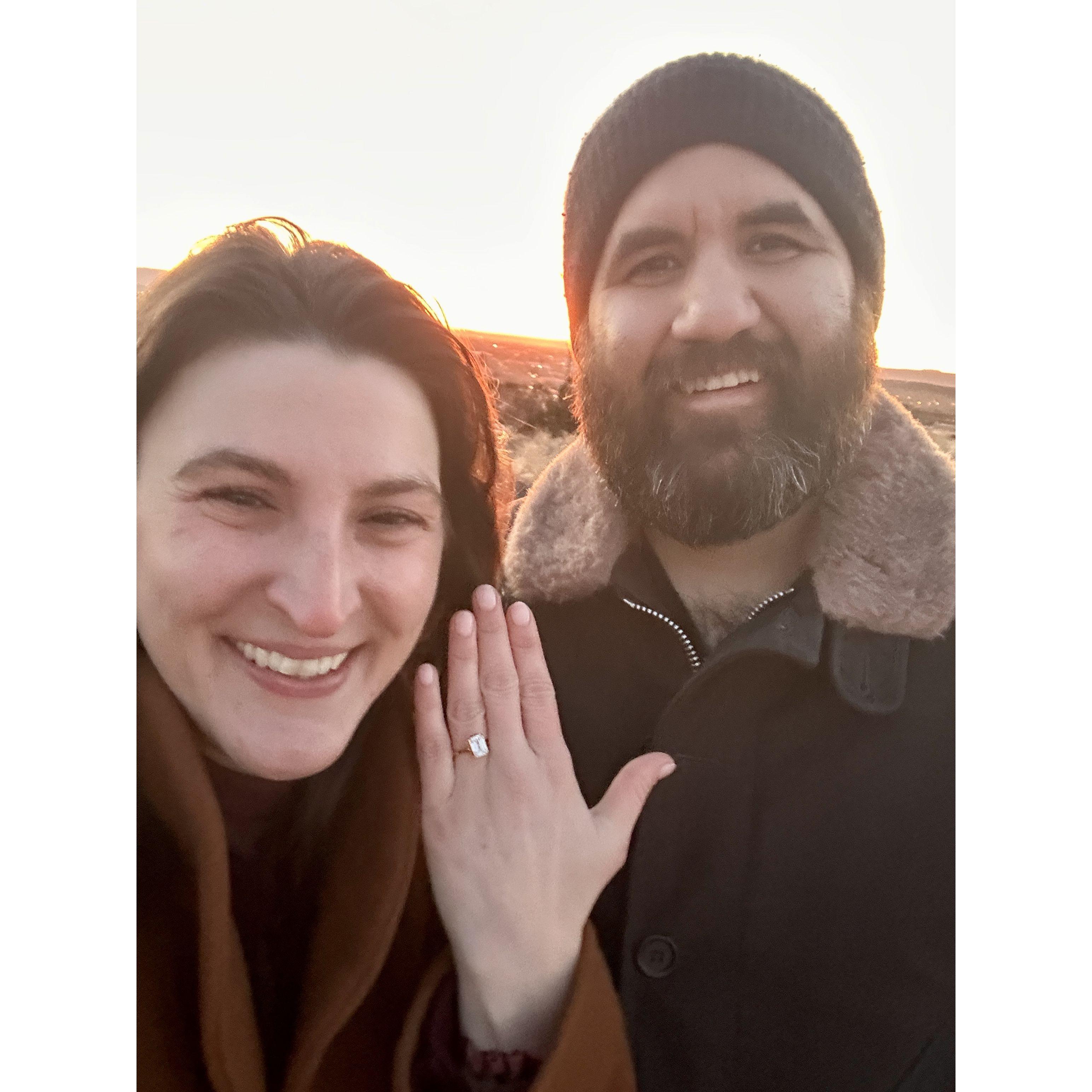 We're engaged!