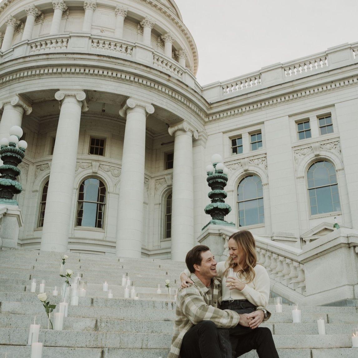 She said yes!