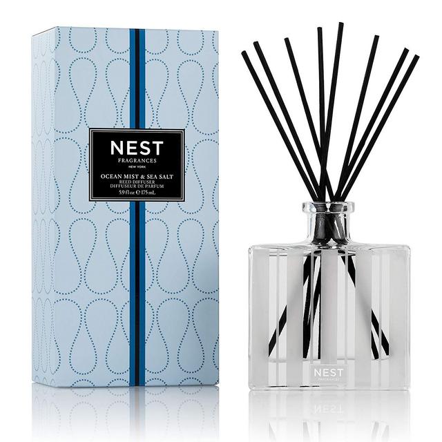 NEST Fragrances Reed Diffuser- Ocean Mist & Sea Salt , 5.9 fl oz