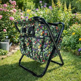 Midnight Bloom UtiliSeat™ with Garden Tool Bench Set