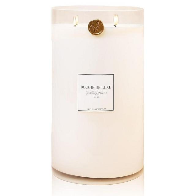 Big Ass Candle | 300oz, 1000 Hours | Sparkling Paloma | Citrus, Agave, Tangerine | Natural Coconut-Soy Wax | by Big Ass Luxuries | As Seen On Shark Tank
