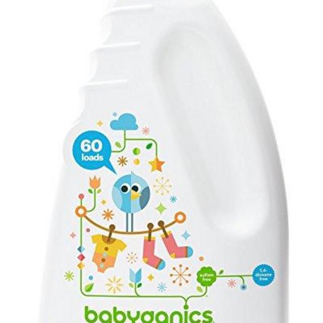 Babyganics 3X Baby Laundry Detergent, Fragrance Free, 60 Fluid Ounce