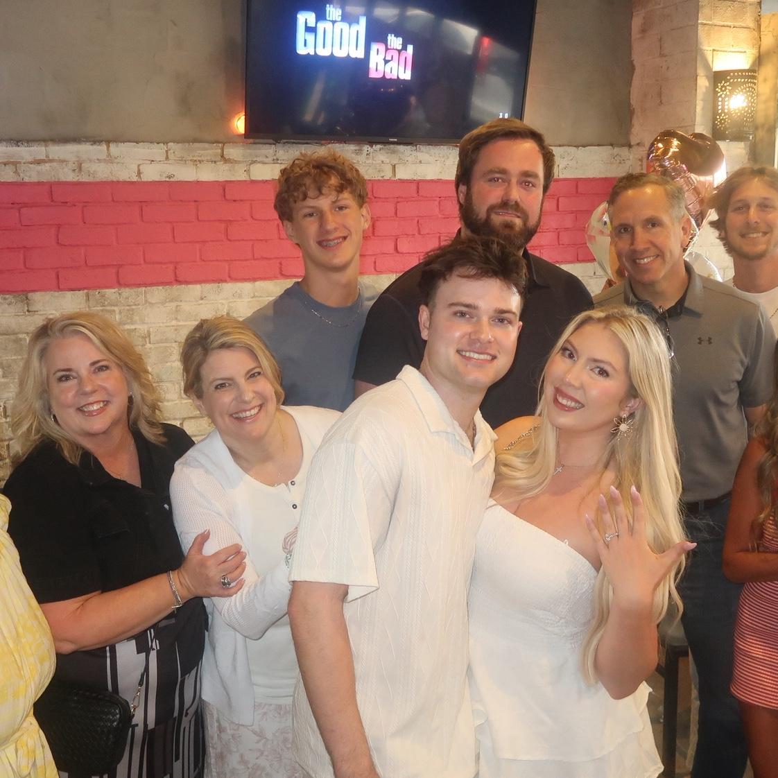 Family and friends came to surprise Katie in Tampa!