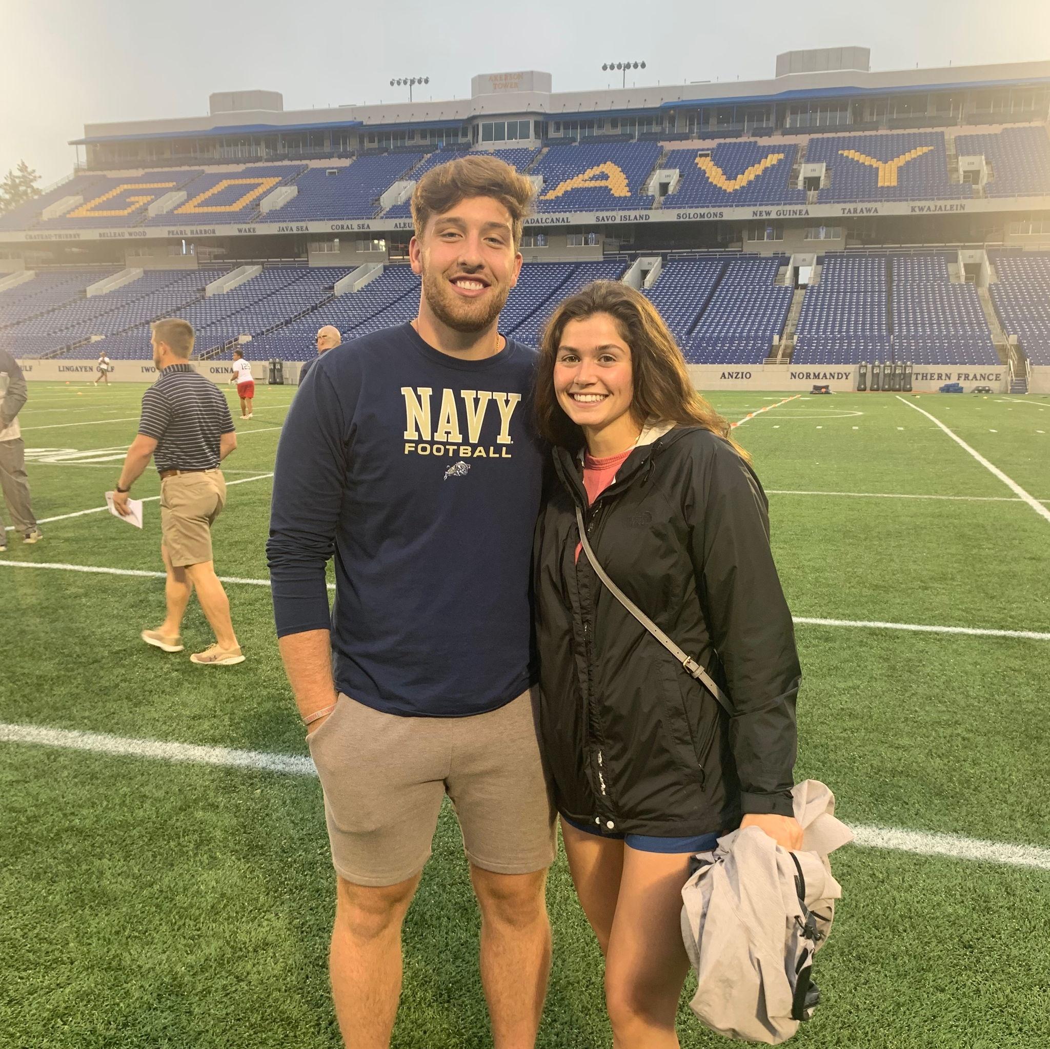 First trip to Annapolis for Jake's official visit in June 2021