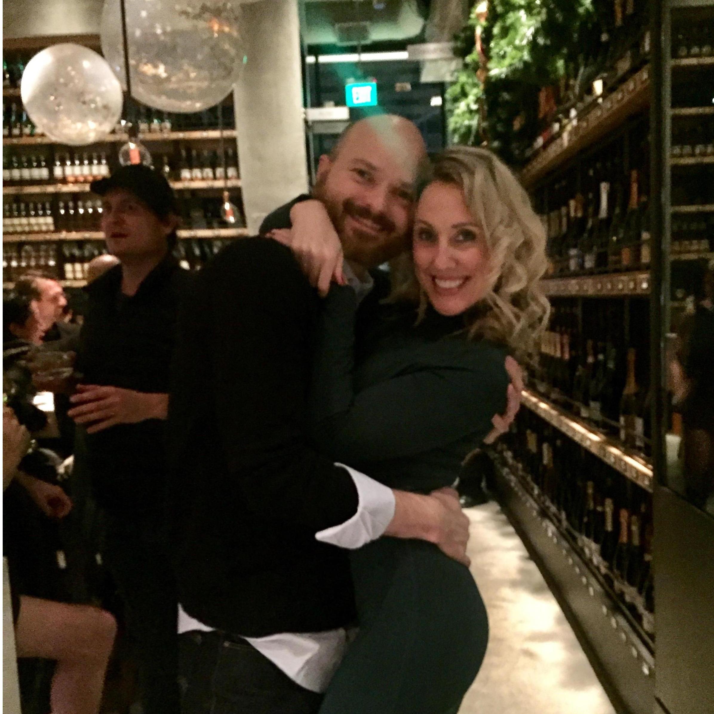 Our first New Year's Eve together.
