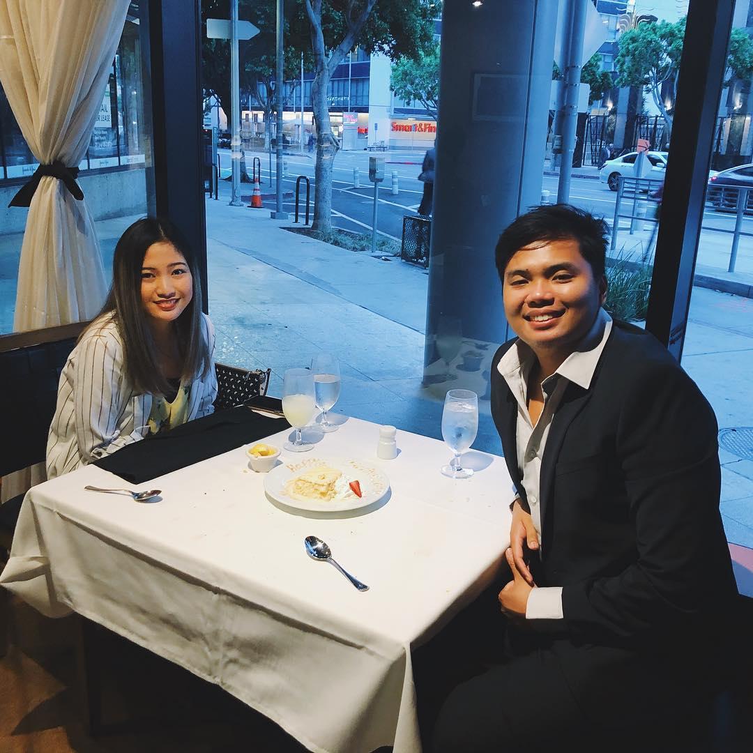 Celebrating 2 years together with unlimited Brazilian steak and meat. [Fogo de Chao, LA]