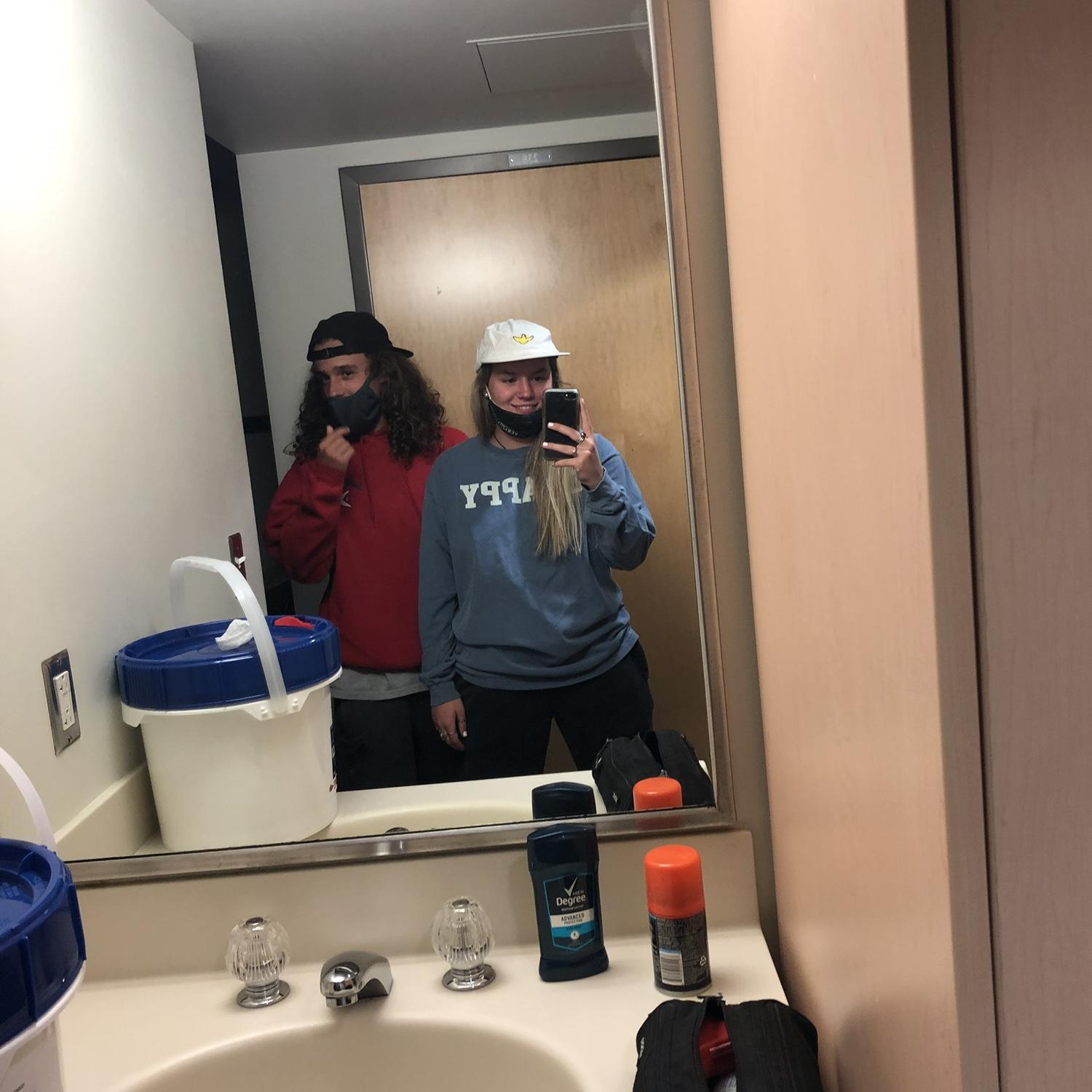 Back in the dorms after COVID