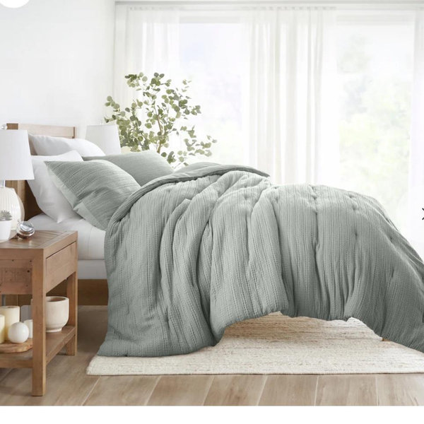Textured Down Alternative Comforter Set - Linens & Hutch