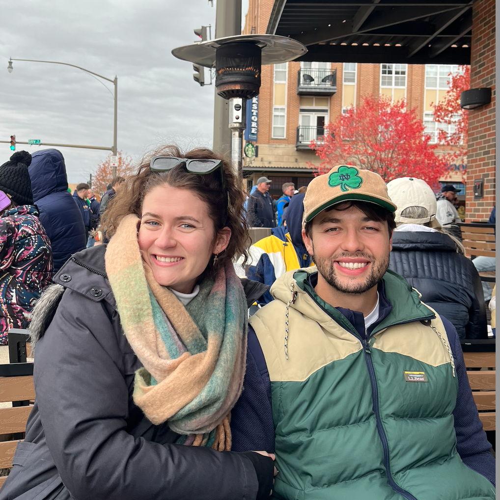 Emma and Sean visiting his sister in South Bend (2025)