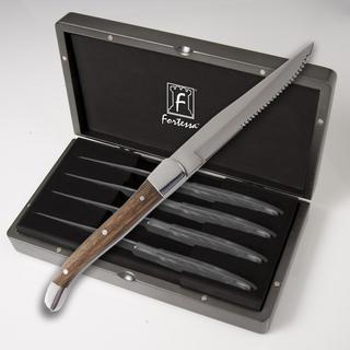 Provencal Serrated Solid handle Steak Knife, Set of 4
