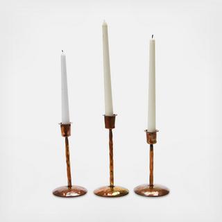 3-Piece Traditional Taper Candle Holder Set