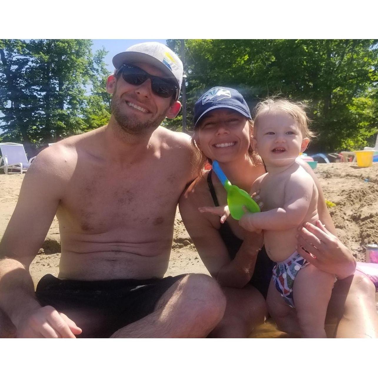 At the cabin in Minnesota with family 2019.