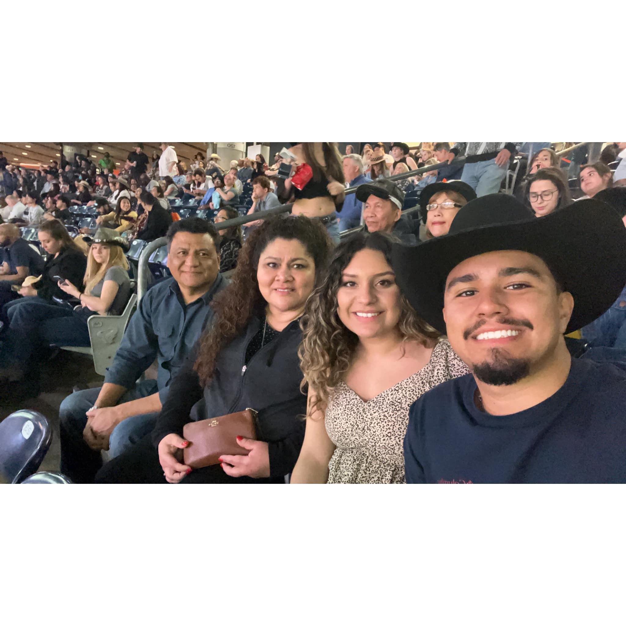 Rodeo with Carlos' family