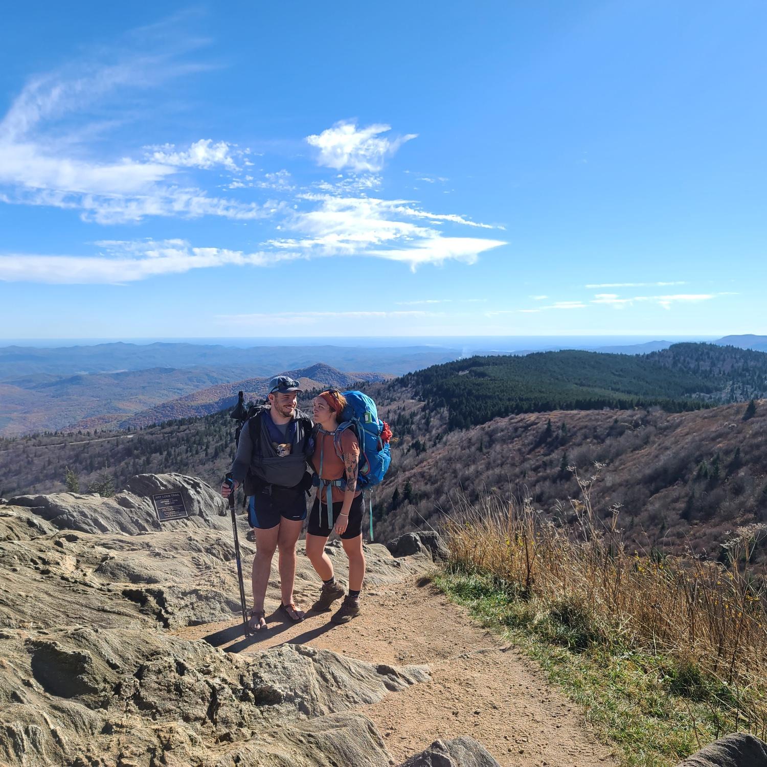 Backing in the Pisgah Forest of North Carolina