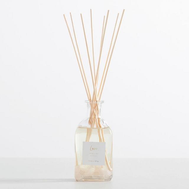 Love Mindfulness Diffuser with Crystal, Rose and Ivy, 7.3 oz