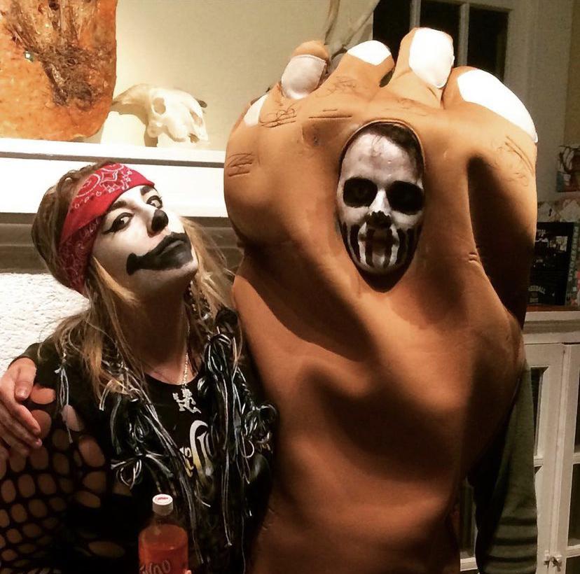 Our first date. Kidding! This is our first Halloween together though!