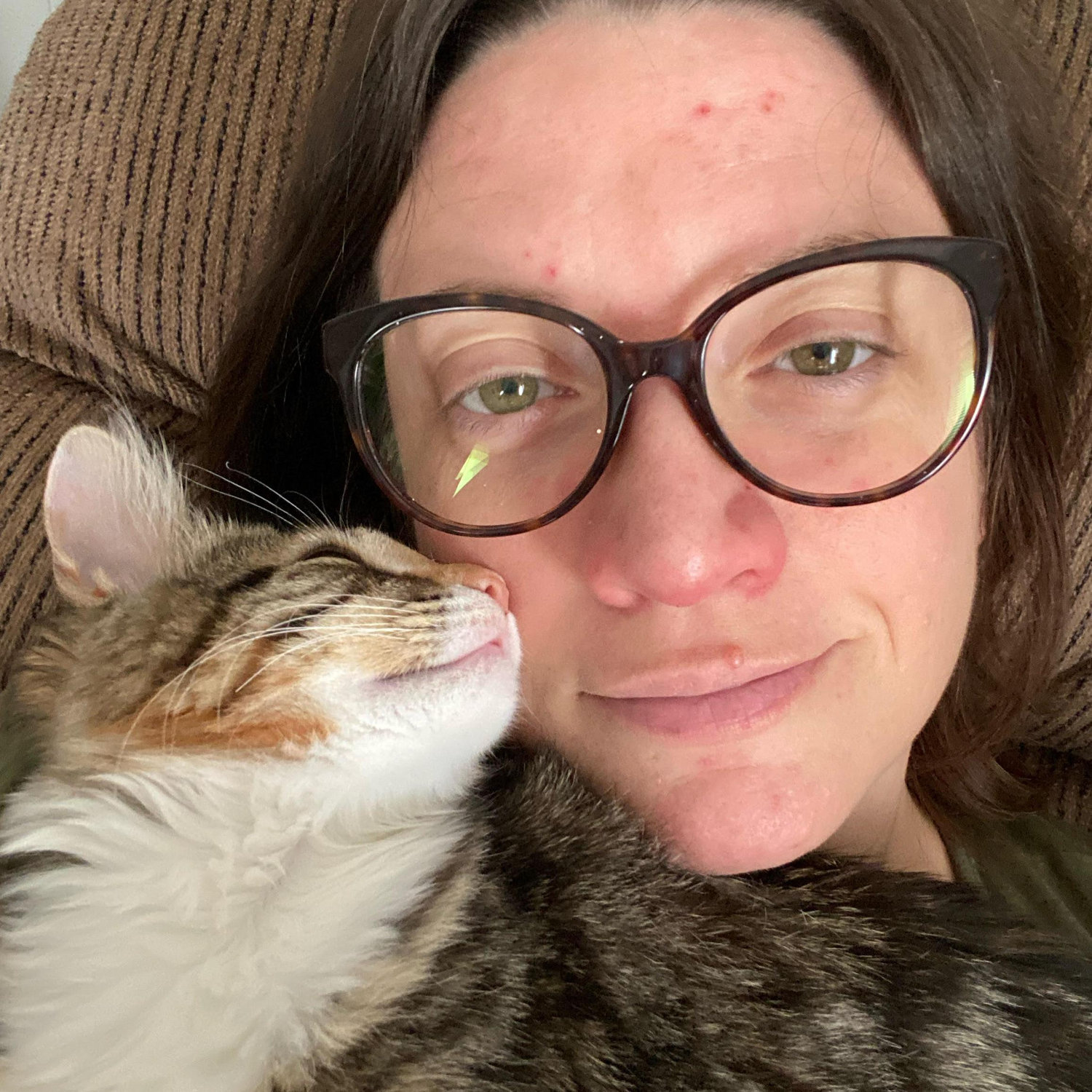 Cosmo, our cat and myself