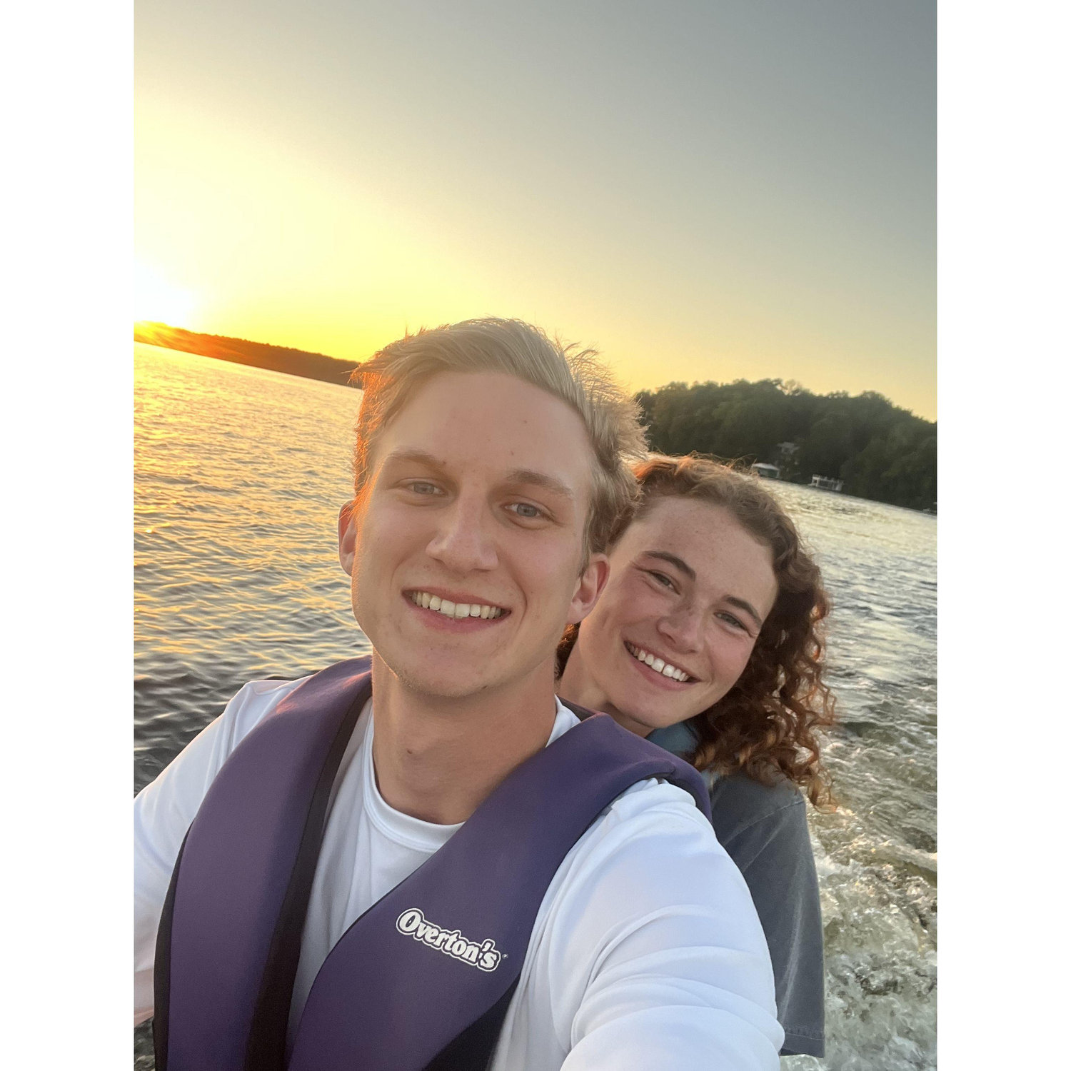 We said our first "I love you"s during this weekend at Lake Gaston