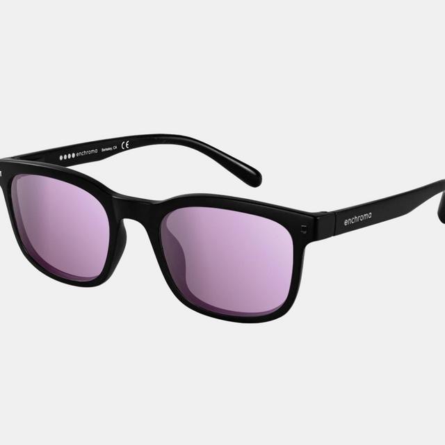 Indoor Color Blind Glasses - Grayson Matte Black Indoor Deutan