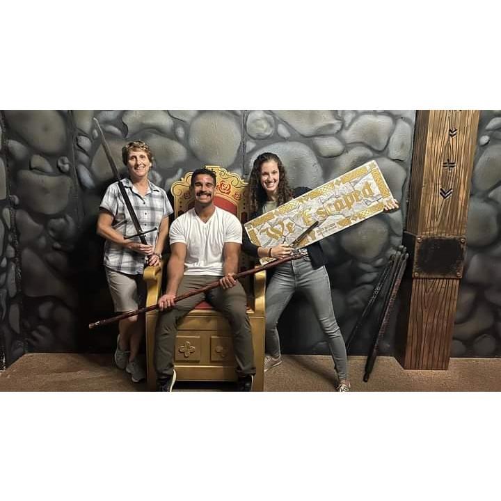 Another escape room with Claire's mom