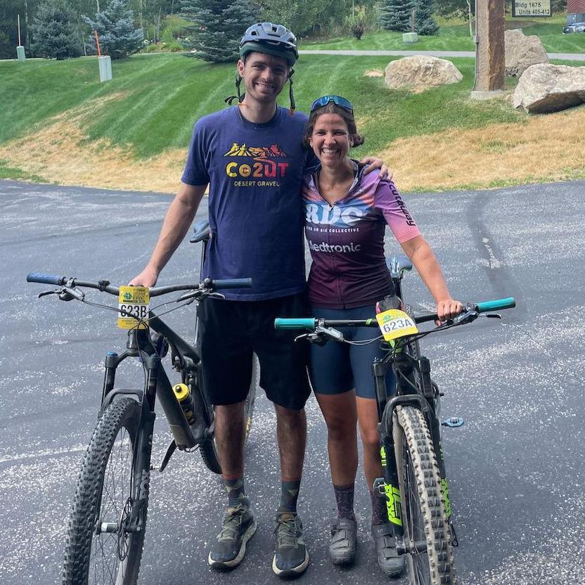 Our first bike race on the same team. Team R-cubed crushed-- always rip-rearing & ready to rumble!