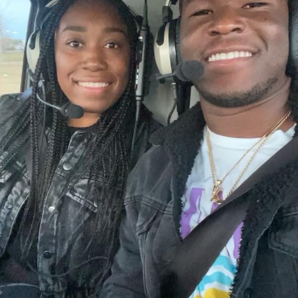 Our first Helicopter ride together
