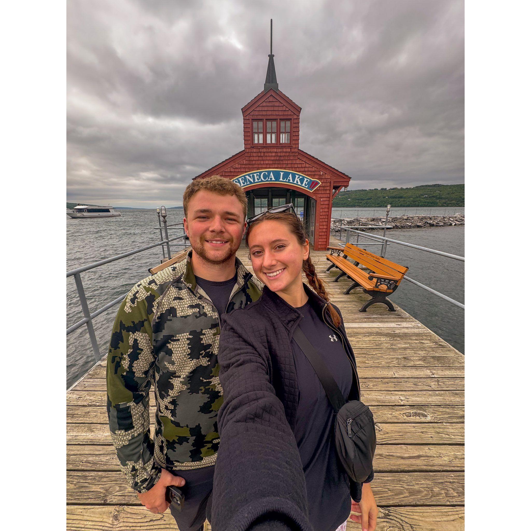 Date night after buying my dress!