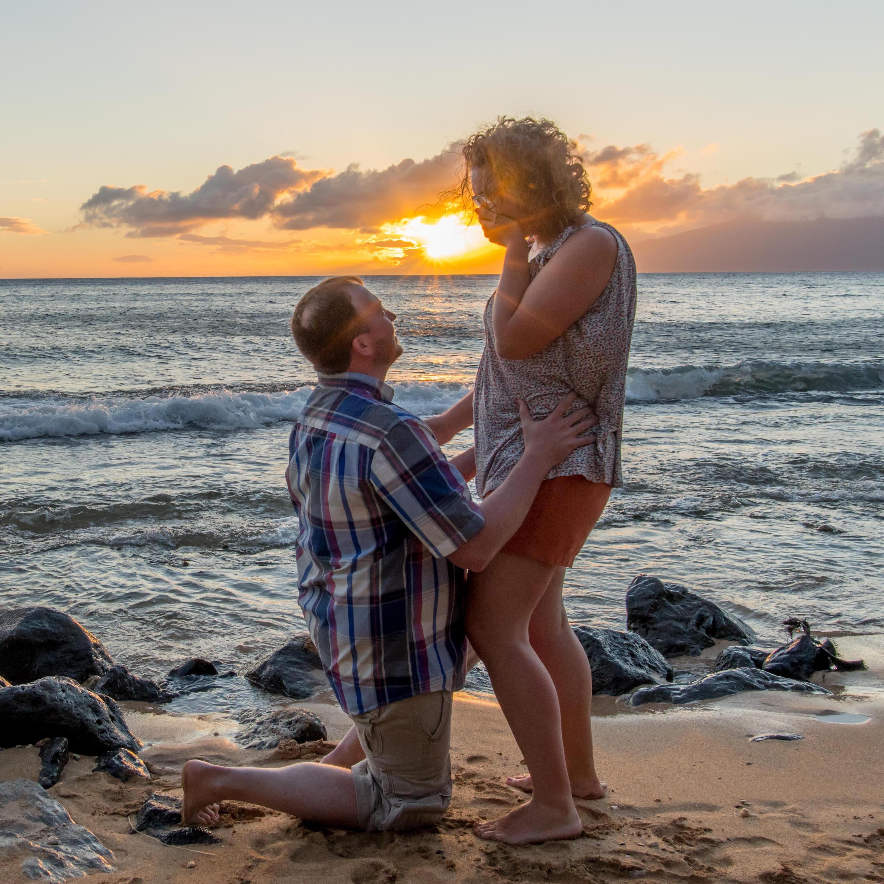 The moment of the proposal!