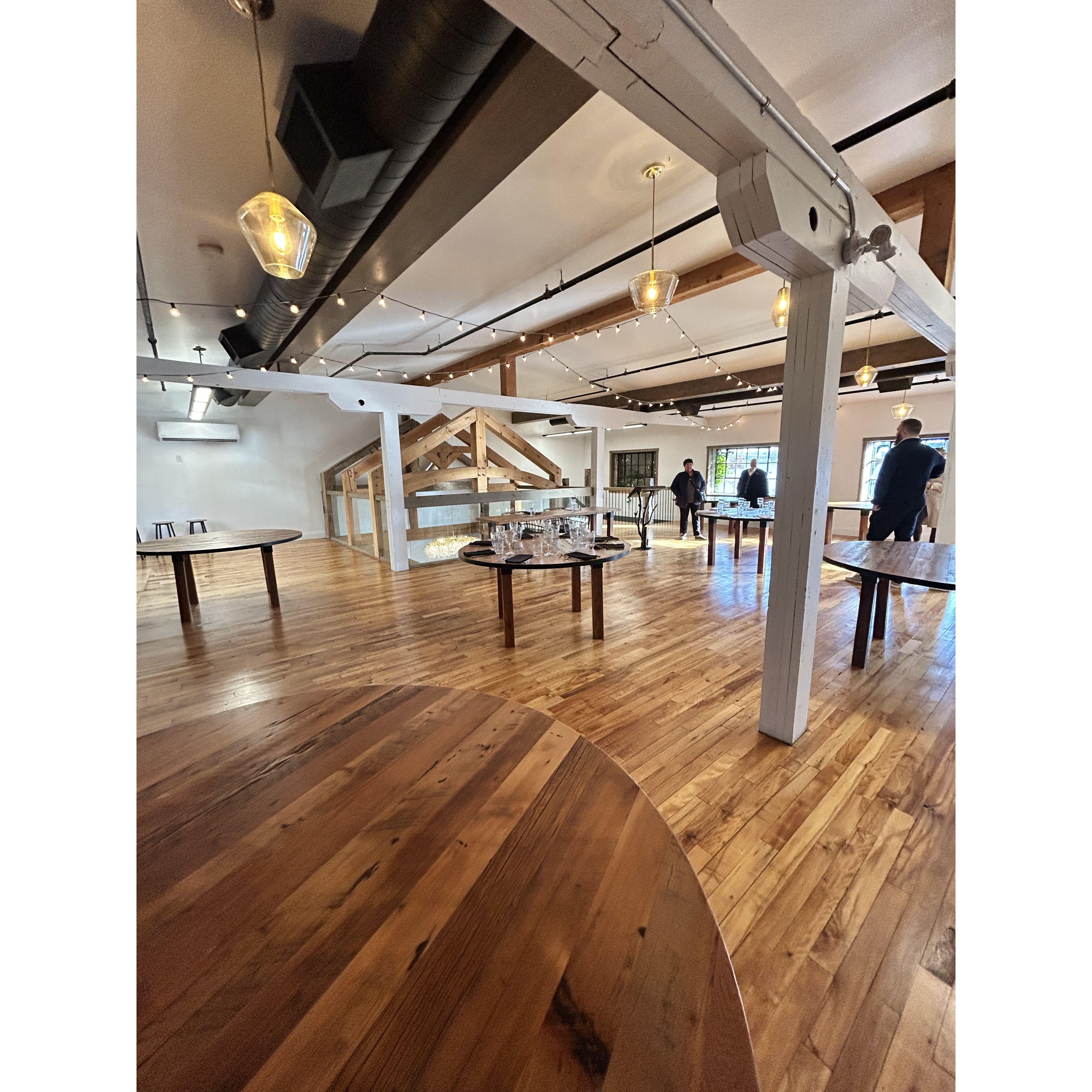 A peek at the venue!