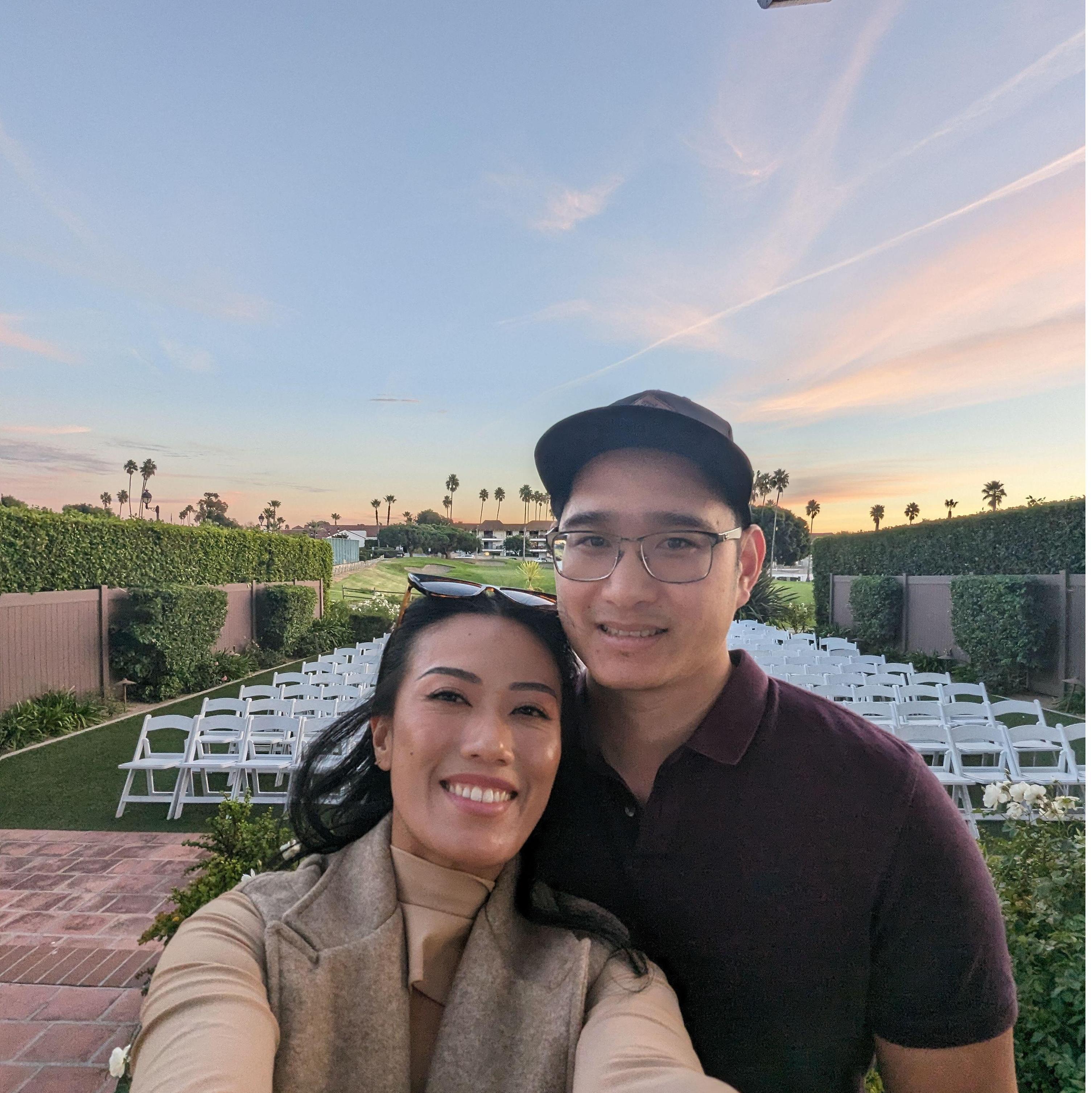 Agreed on our wedding venue, and ready to celebrate with our dearest family and friends!!