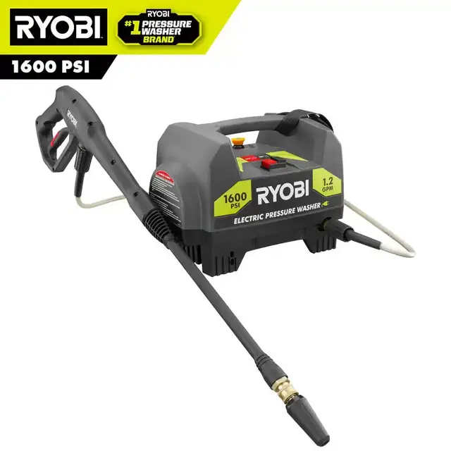 1,600 PSI 1.2 GPM Electric Pressure Washer