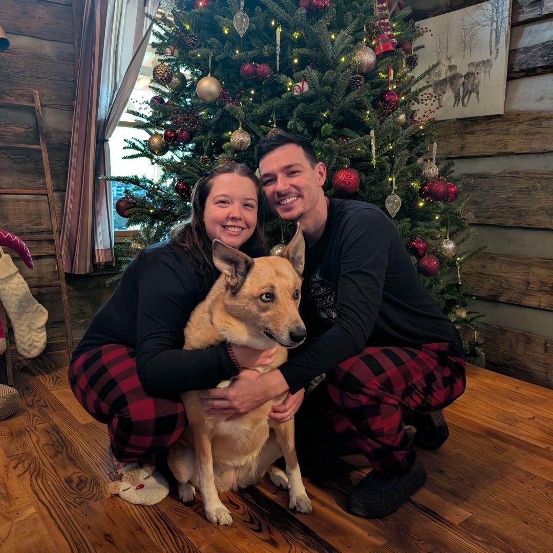 Our first and last Christmas as an engaged couple! -12-25-25-