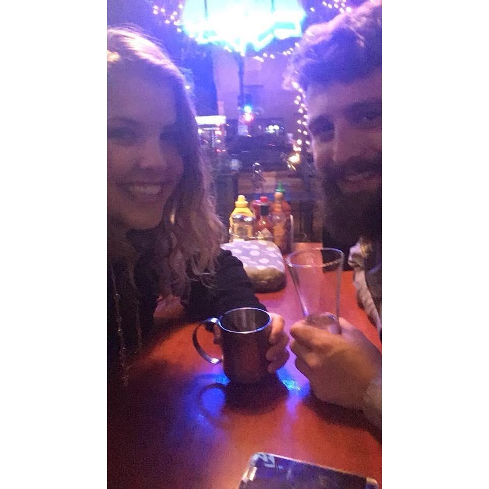 Iron Door Pub, our first date on July 14th, 2016.