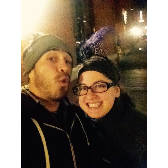New Year's party in Portland, January 2015