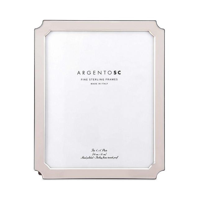 Argento SC Edged Sterling Silver Picture Frame, 4" x 6"