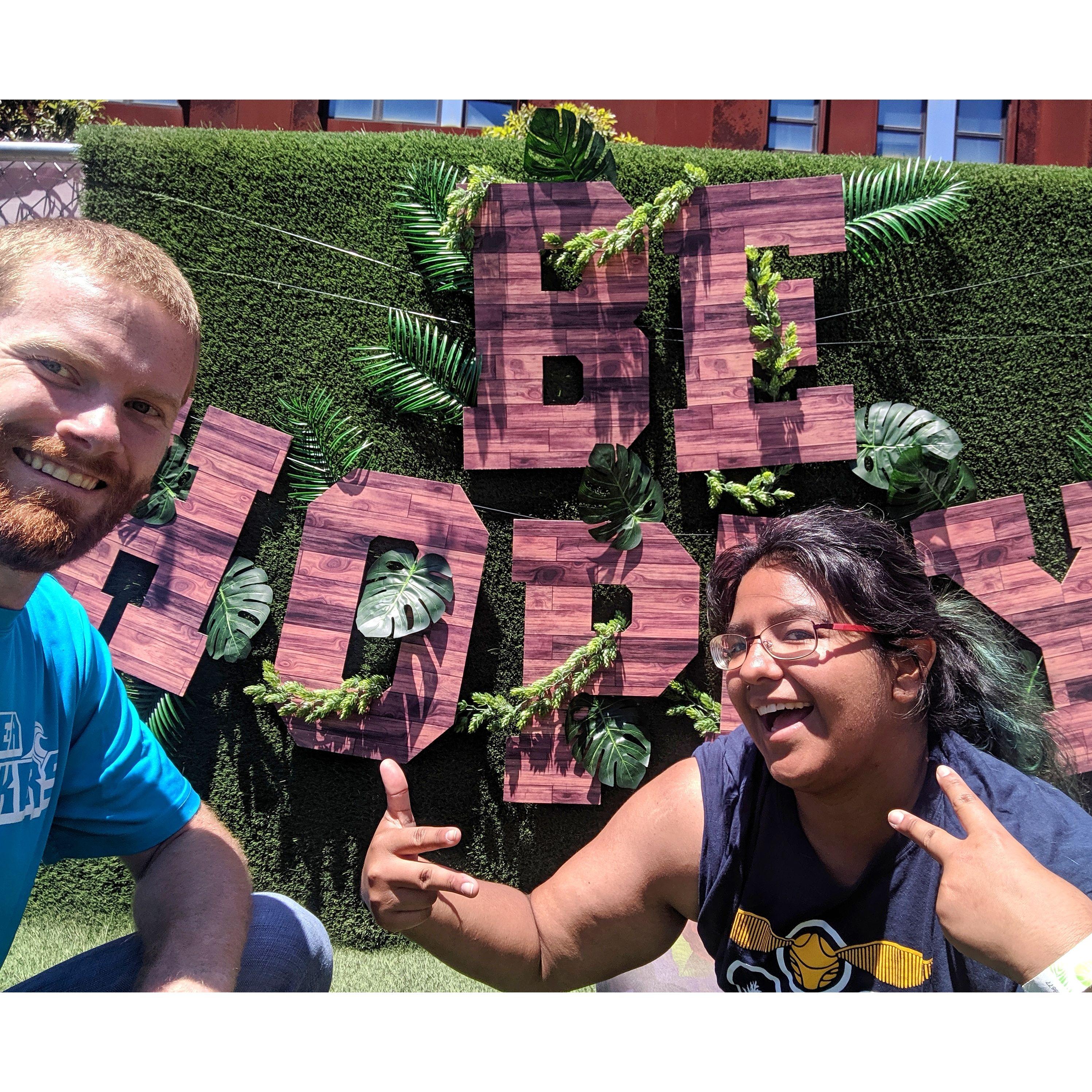 Sam & Rocio Enjoy some Hops