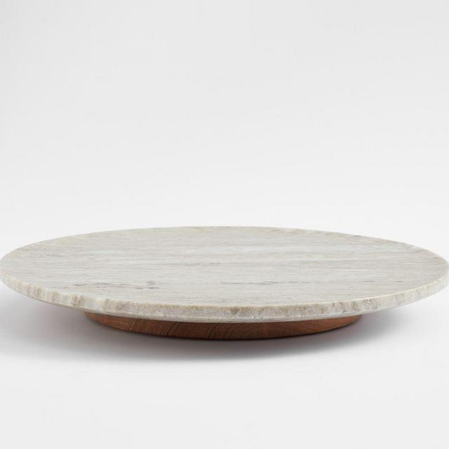 Beige Marble Lazy Susan