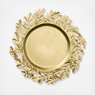 Gilded Leaves Charger, Set of 4