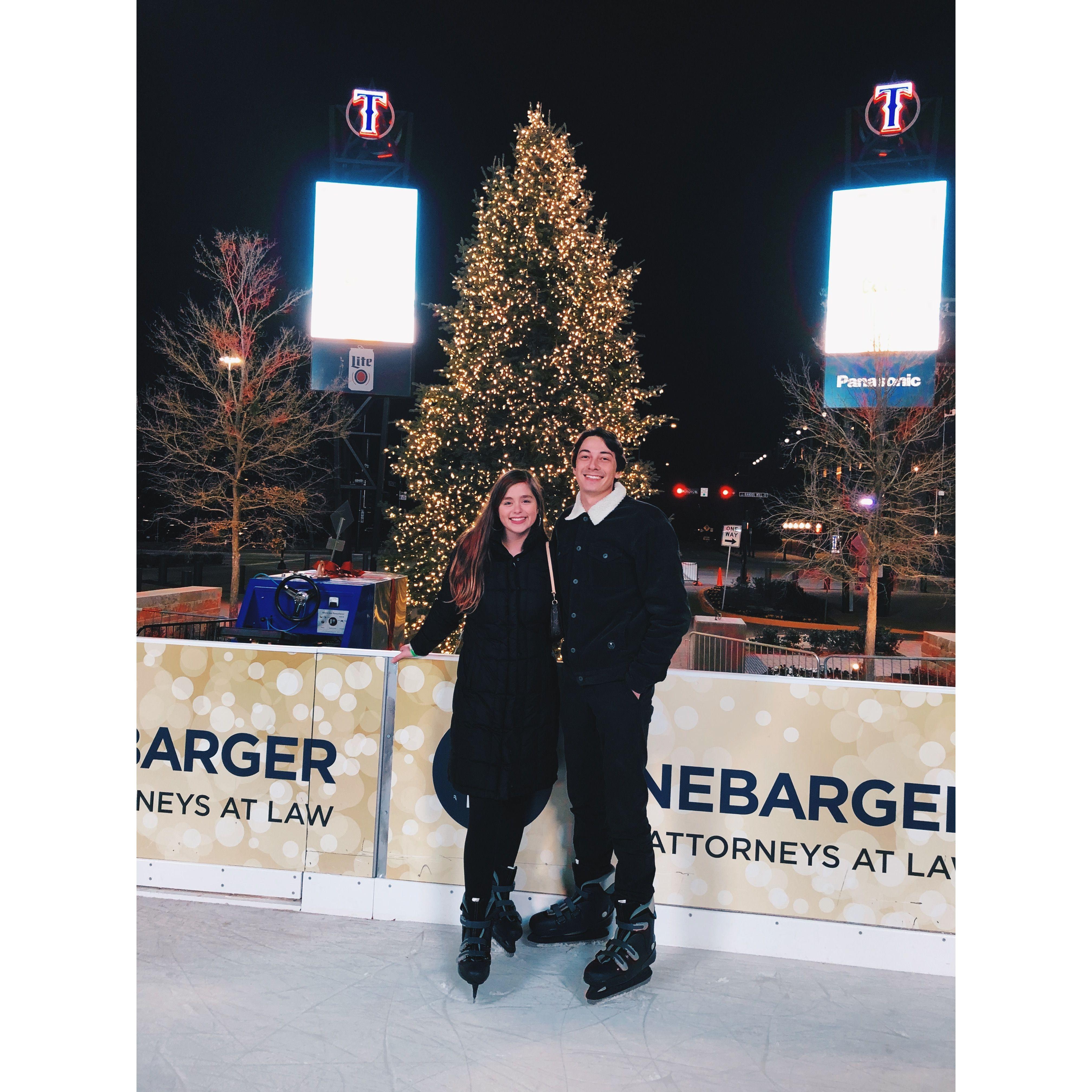 Dec 2019 - Our first time ice skating together.