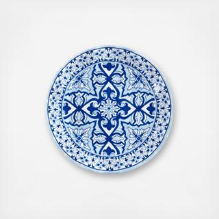 Azul Talavera BPA Free Melamine Salad Plate, Set of 4