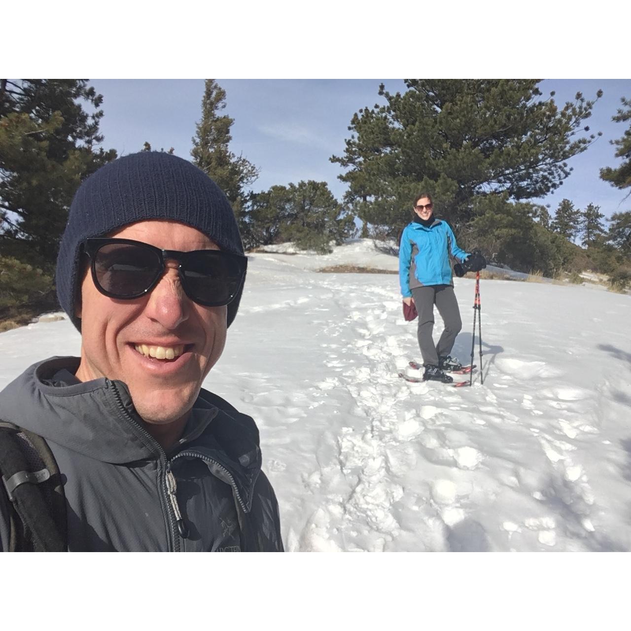 January provided some beautiful days to get out and hike and enjoy God's great creation. Here's a snowshoeing trip in Colorado