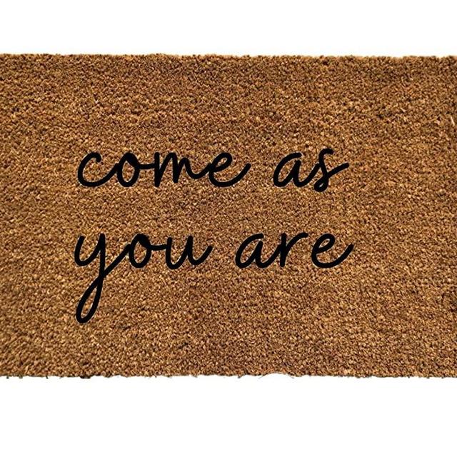 Come as you are, Fall Doormat, Welcome Mat, New Home Gift, Christian, Farmhouse, Front Porch Decor, Chrisitan Gift For Women, Mothers day (24 x 36 inches)