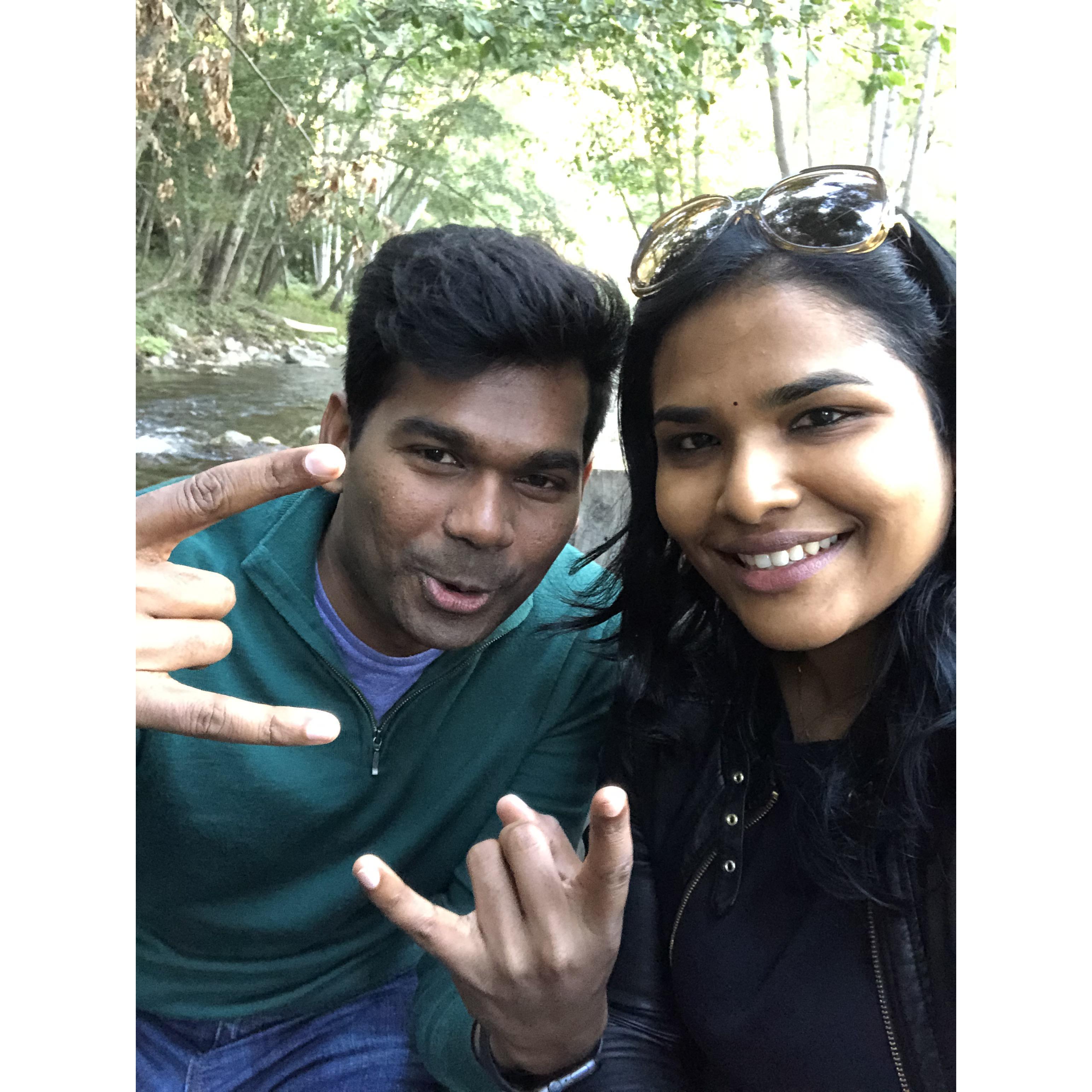 Ramya took Prem to this beautiful creek, Prem is a sucker for creeks lol