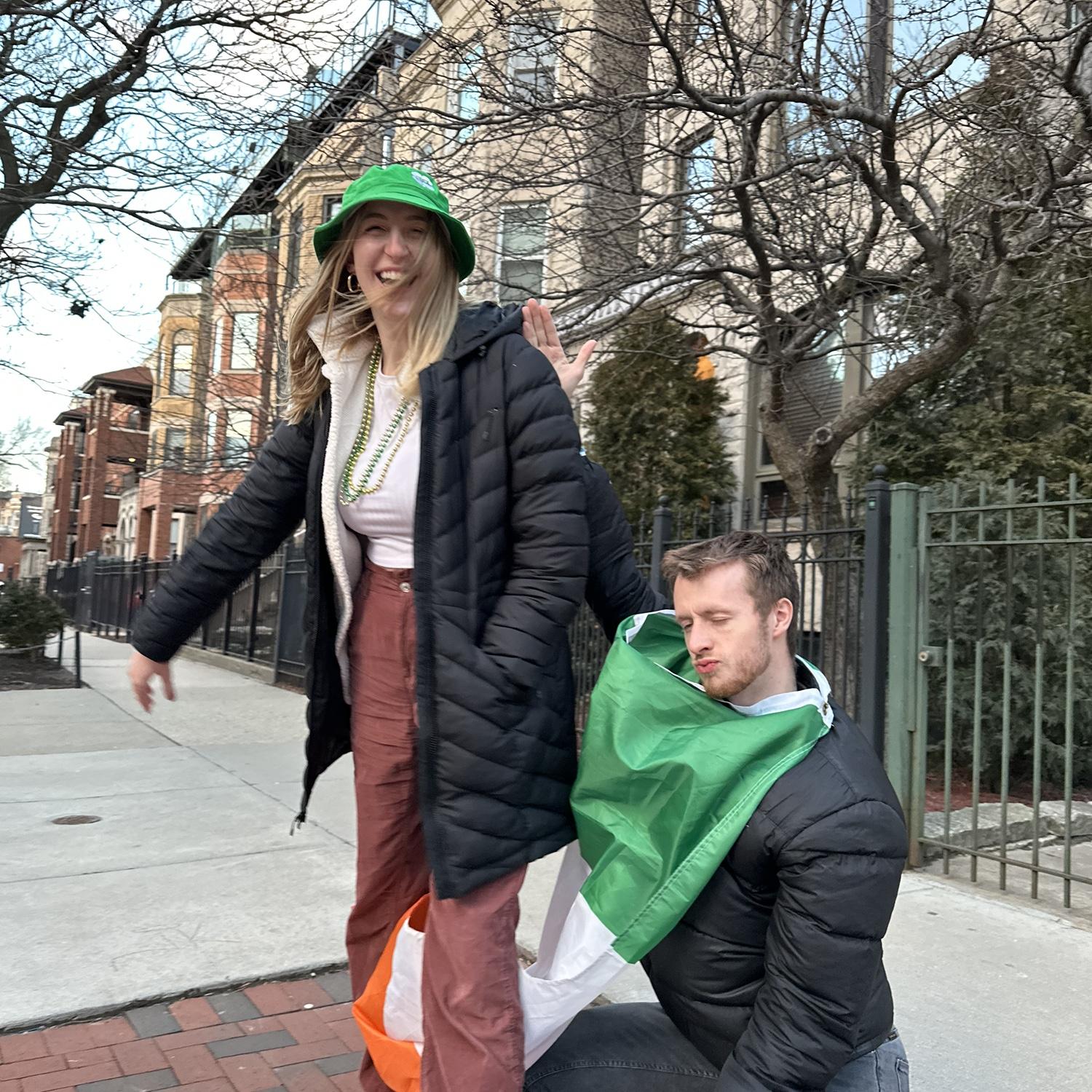 Saint Patrick’s weekend in Chicago with Kailey (MOH) and Nick (groomsmen)