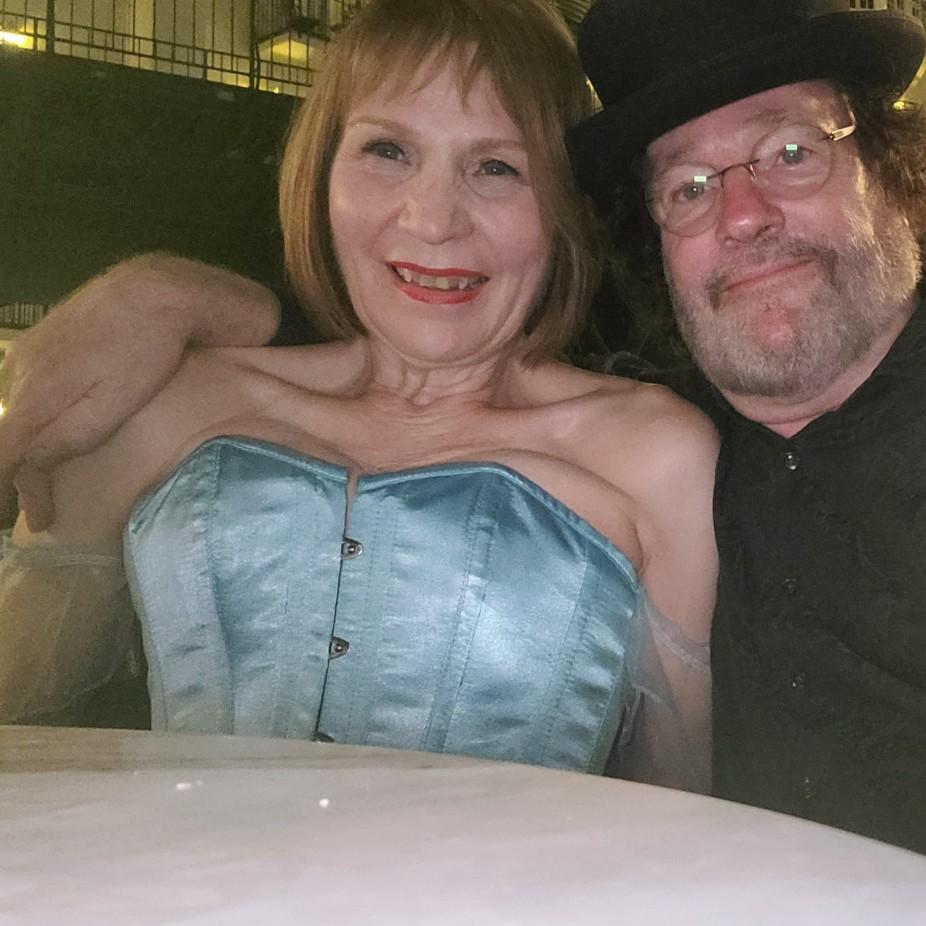 Enjoying our love over cocktails at Gaylord Opryland in Nashville.